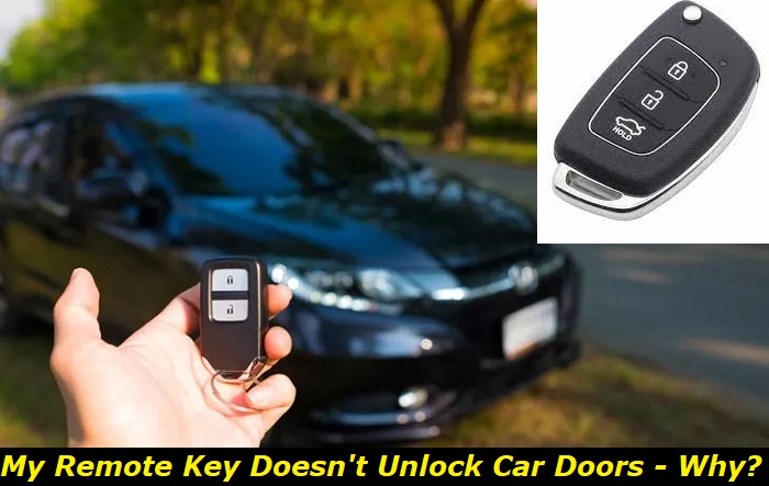 remote key doesnt unlock the door